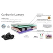 Carbonio Luxury T3 kétoldalas táskarugós matrac 80x200