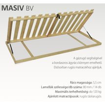 Keretes BV oldalról nyíló, fix  fenyőborda