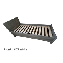 Oliver plusz ágyneműtartós fenyő szürke pácolt ágykeret 90x200