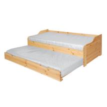 Tina fenyő ágykeret vendég ággyal  2x90x200 cm   MAGYAR TERMÉK !