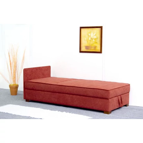 Lux kárpitozott heverő Suedine-Dohány szövetből 90x200