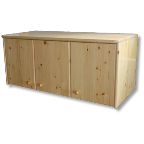 Tamás 3 ajtós borovi fenyő felsőszekrény 118x52x60 cm