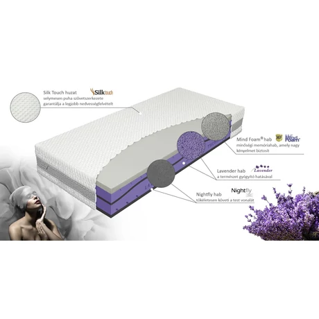 Lavender Trio matrac 140x200