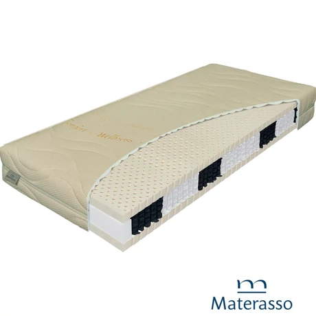 Amerika Bamboo táskarugós matrac 90x200